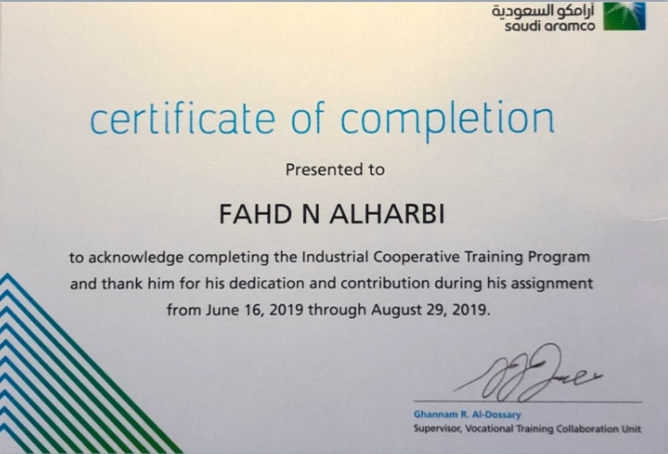 Certificate 1